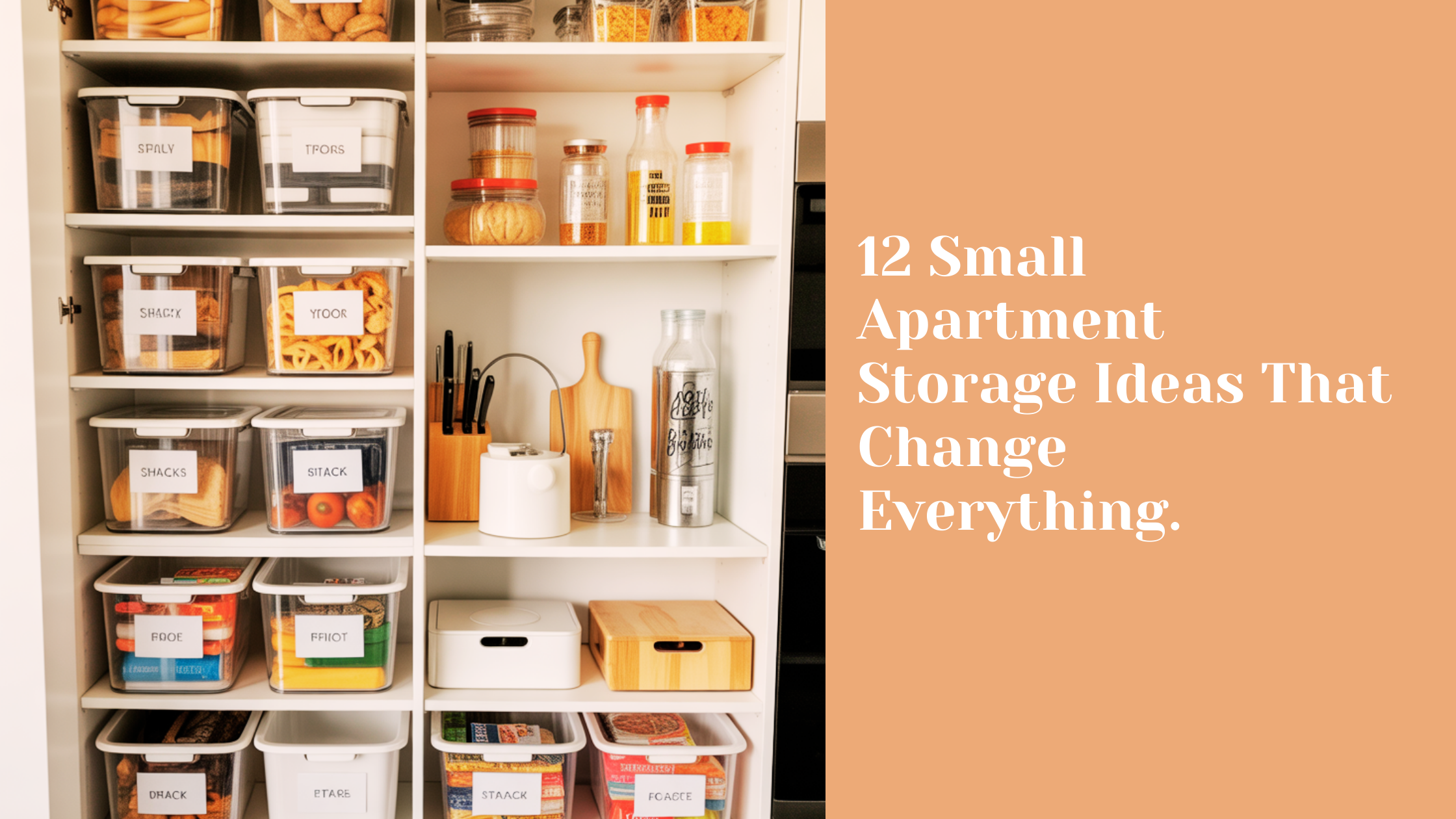 12 Small Apartment Storage Ideas That Change Everything.