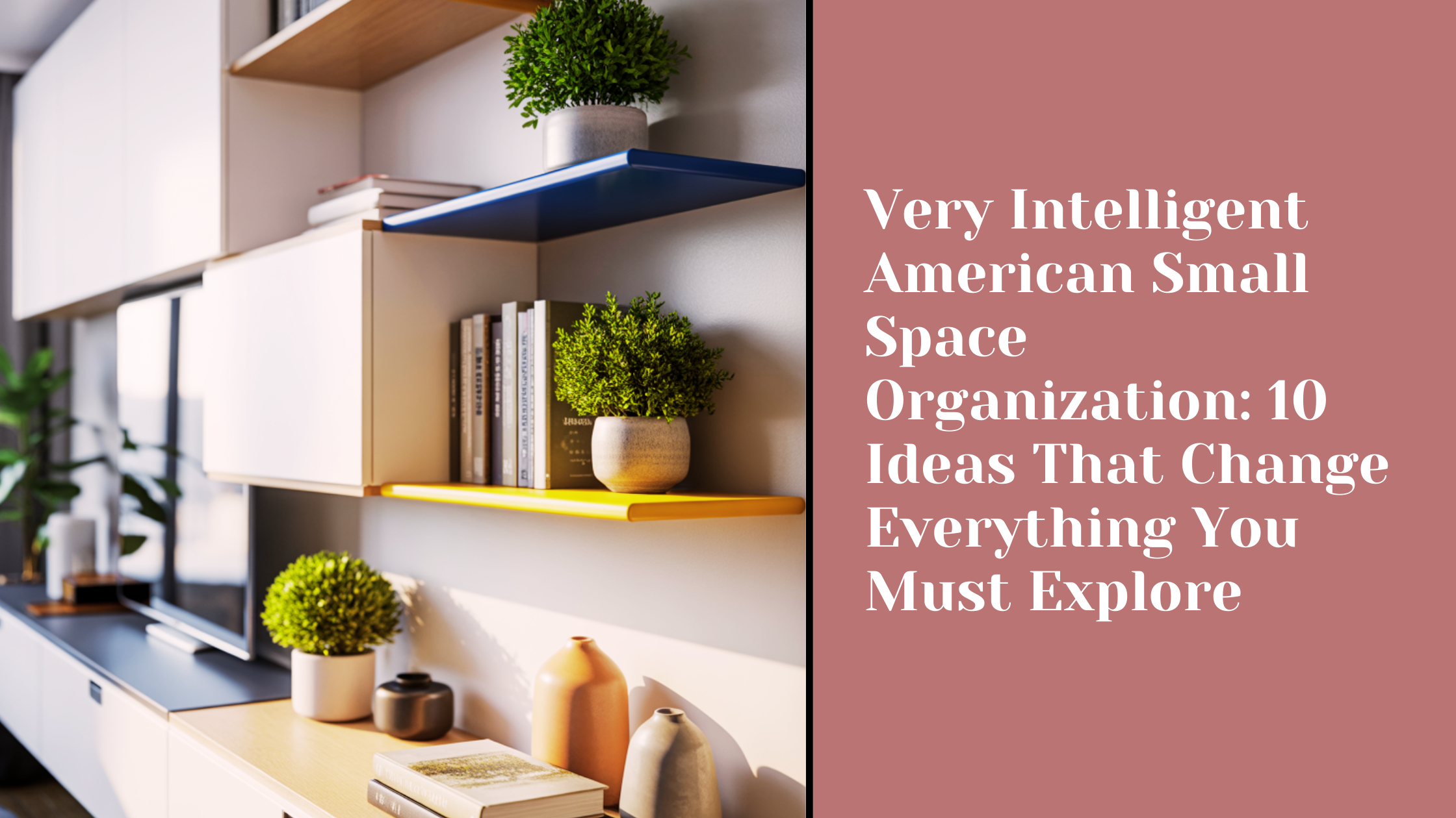 Very Intelligent American Small Space Organization: 10 Ideas That Change Everything You Must Explore