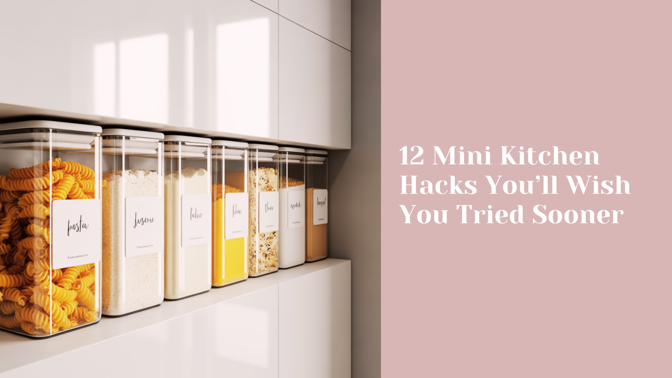 12 Mini Kitchen Hacks You’ll Wish You Tried Sooner