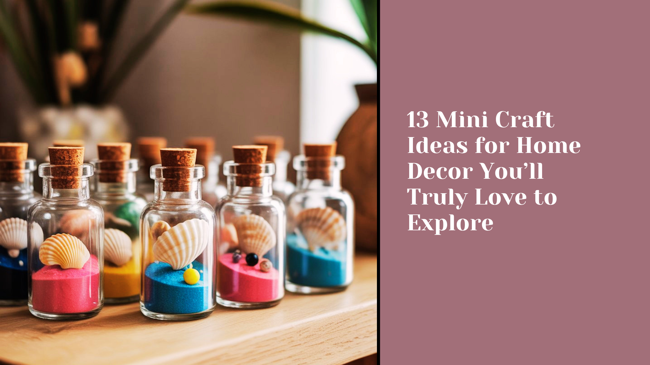 13 Mini Craft Ideas for Home Decor You’ll Truly Love to Explore