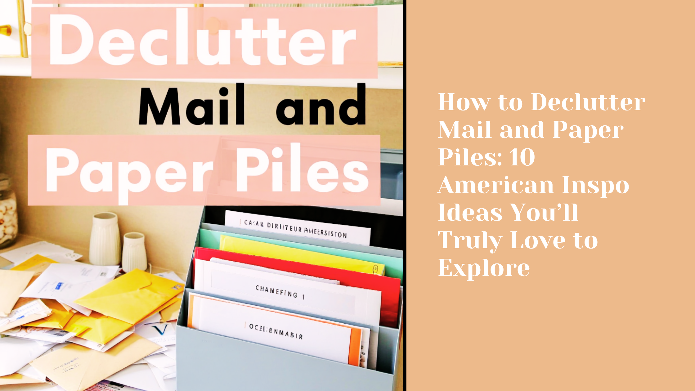 How to Declutter Mail and Paper Piles: 10 American Inspo Ideas You’ll Truly Love to Explore