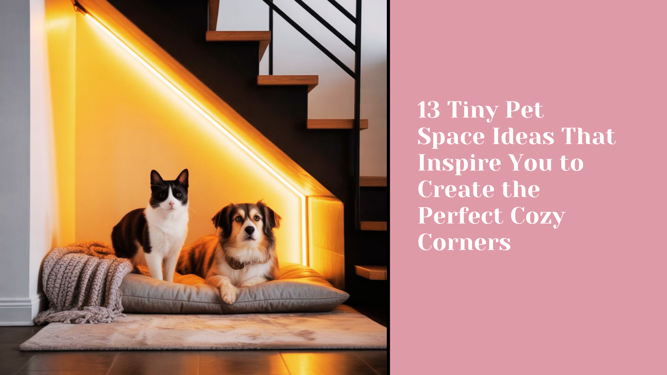 13 Tiny Pet Space Ideas That Inspire You to Create the Perfect Cozy Corners